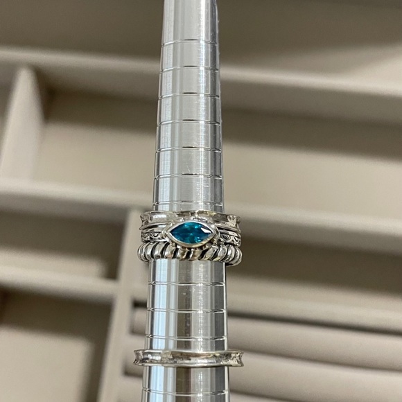 Silpada Stacking Rings Sterling Silver x 4. - Picture 2 of 8